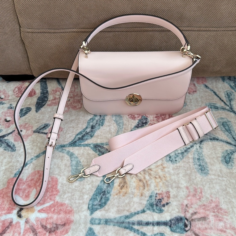 Pink Kate Spade crossbody bag